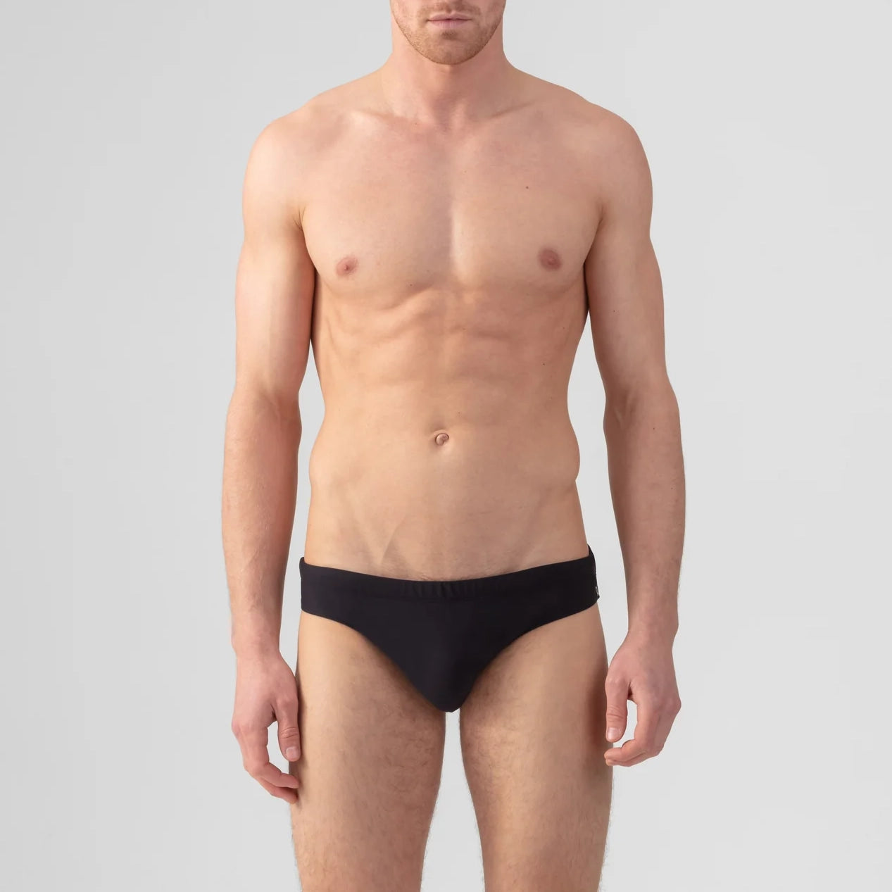 Bañador Slip Slim Negro. Ron Dorff
