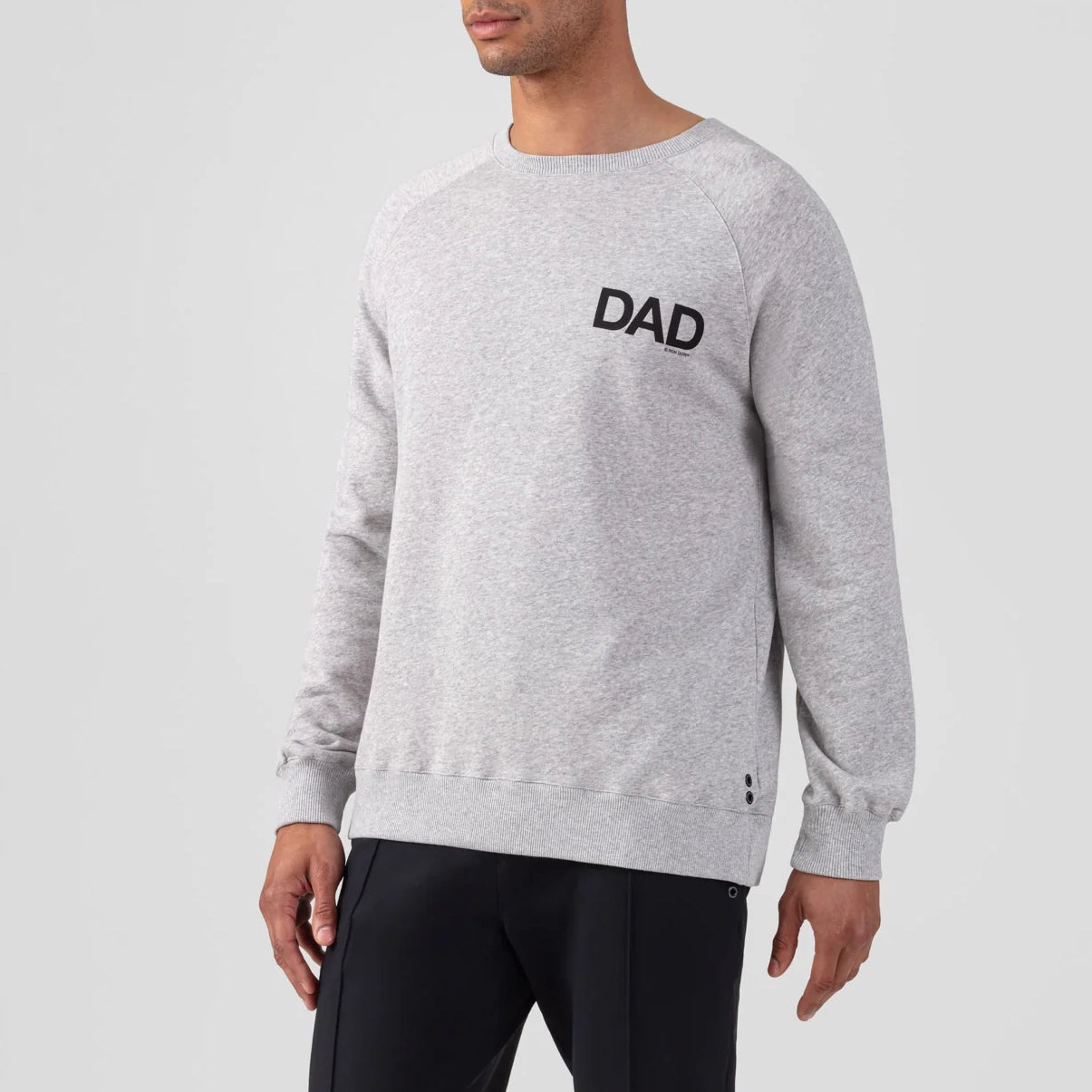Dusty Beige Sweatshirt "DAD". Ron Dorff