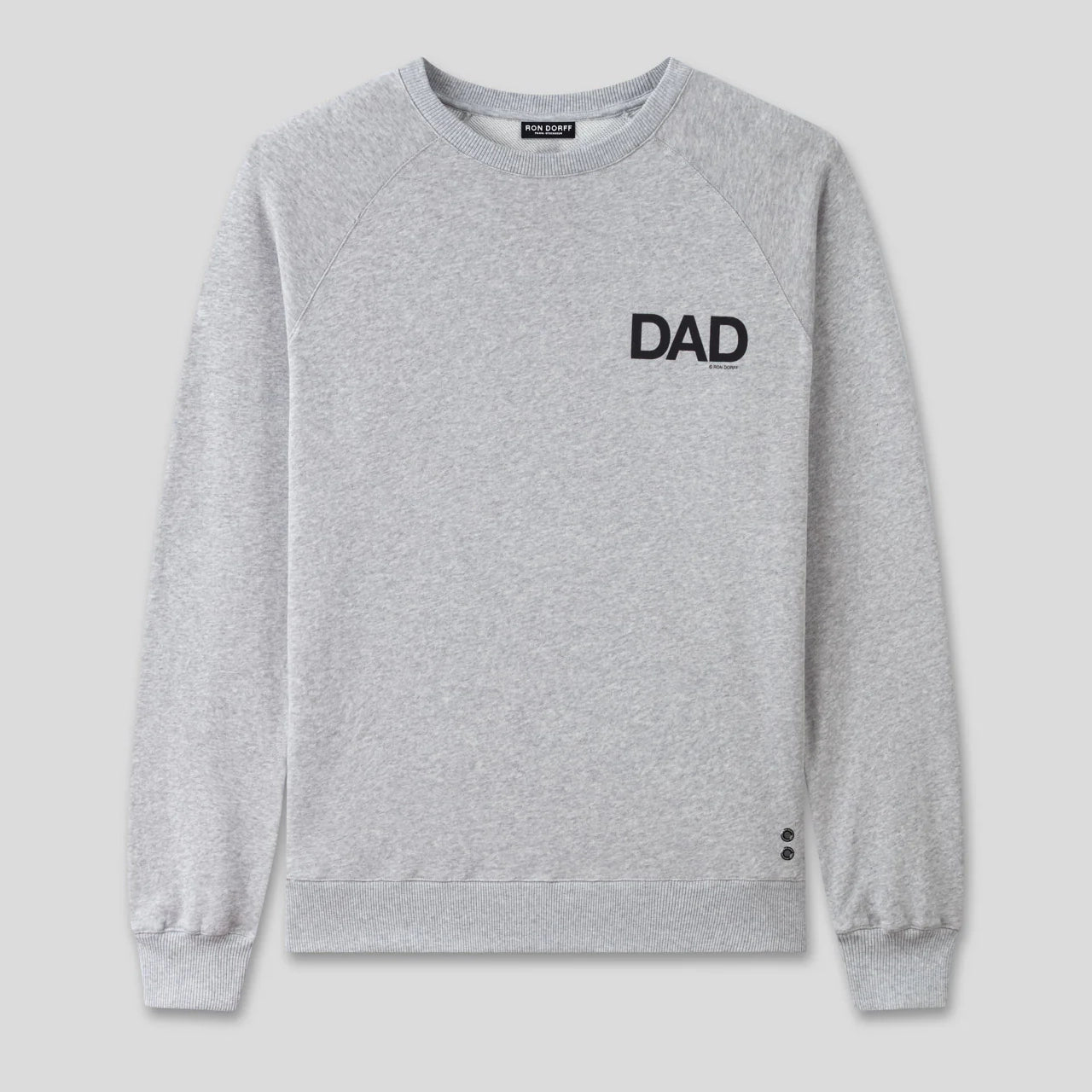 Dusty Beige Sweatshirt "DAD". Ron Dorff