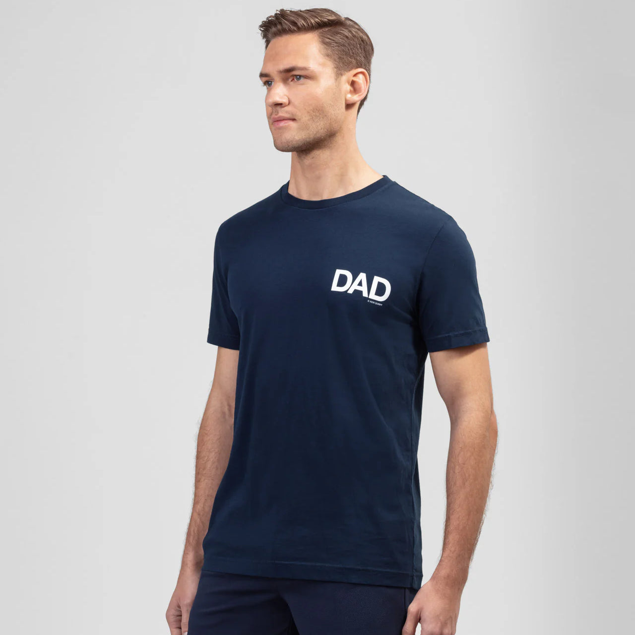 DAD Navy T-Shirt. Ron Dorff