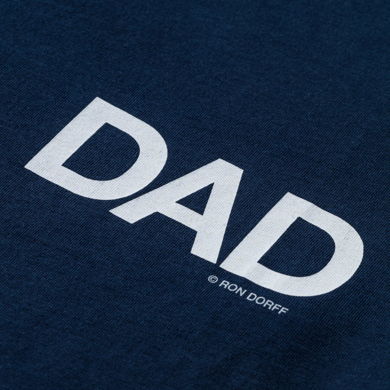 DAD Navy T-Shirt. Ron Dorff