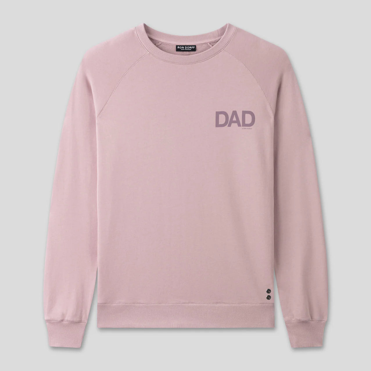 Pink Sweatshirt "DAD". Ron Dorff