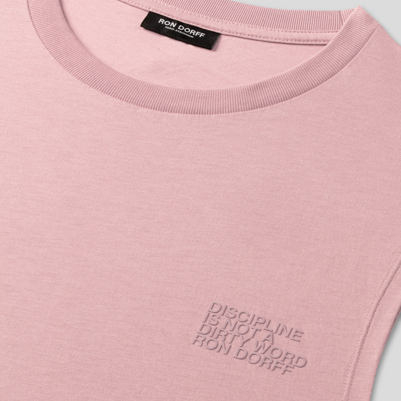 Camiseta sin mangas DISCIPLINE. Ron Dorff