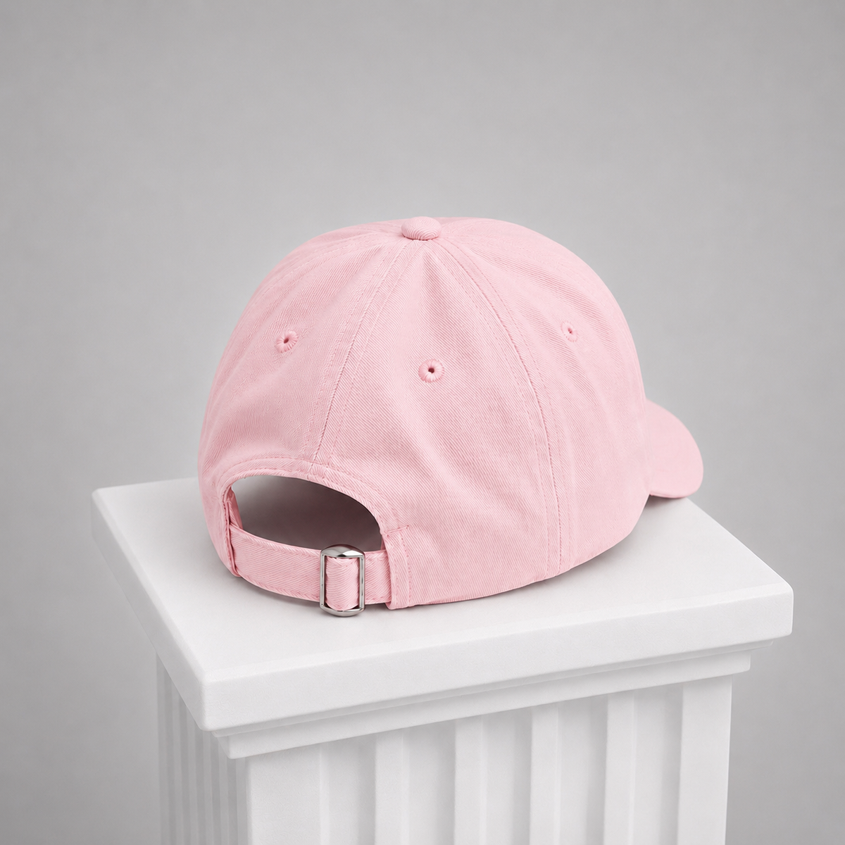 Gorra Rosa. Flor Bordada