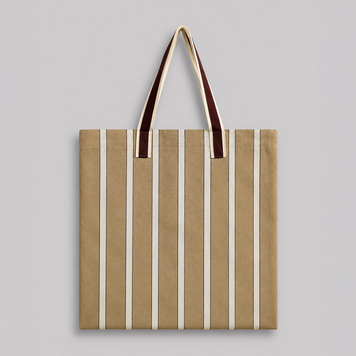 Bolsa Tote Rayas Camel. Mess 19