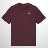 Burgundy T-Shirt. Flower