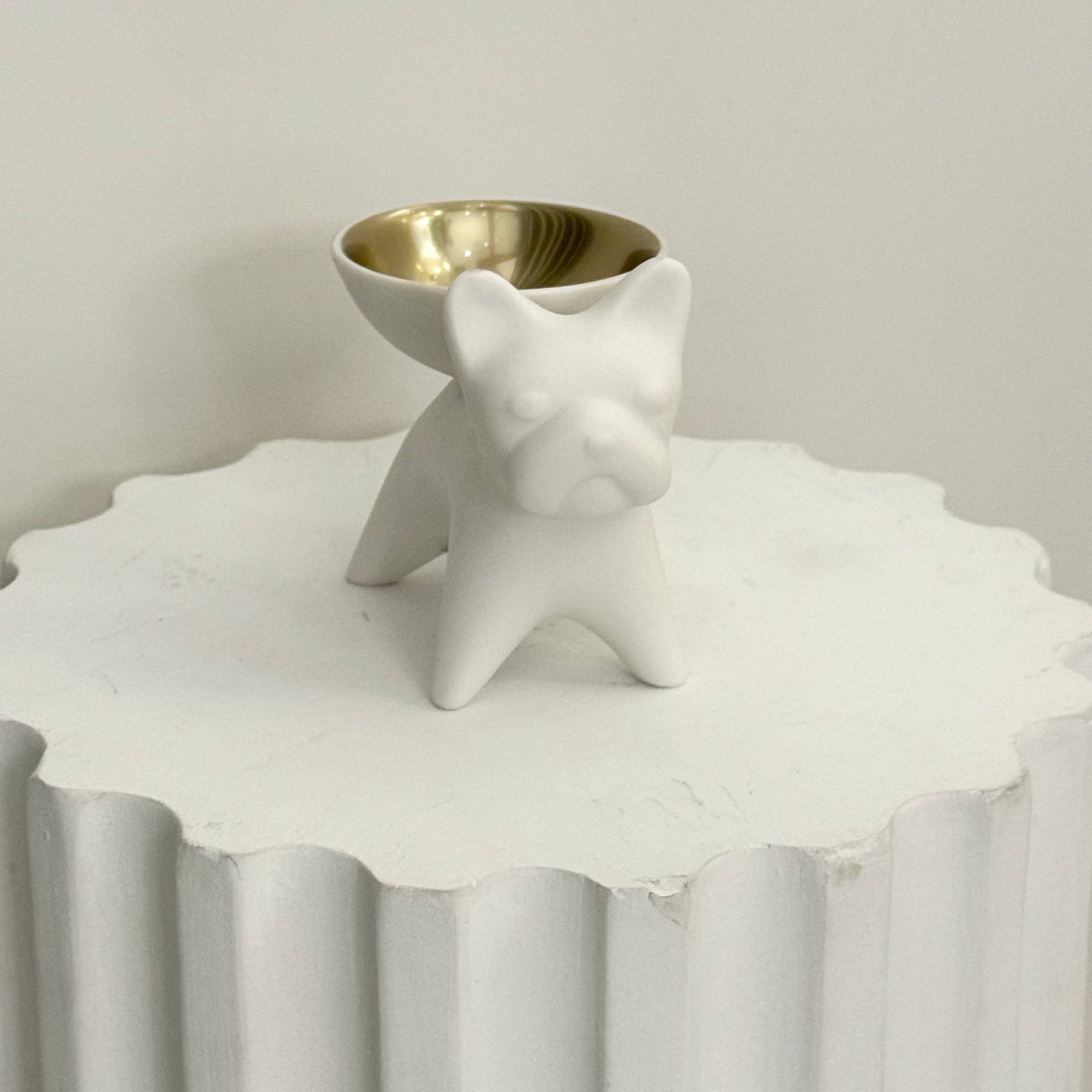 Salt | Pepper Cellar French Bulldog. Jonathan Adler
