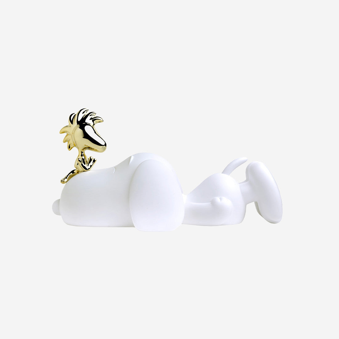 Snoopy & Woodstock. White Chromed