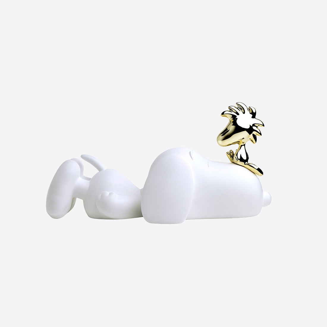 Snoopy & Woodstock. White Chromed