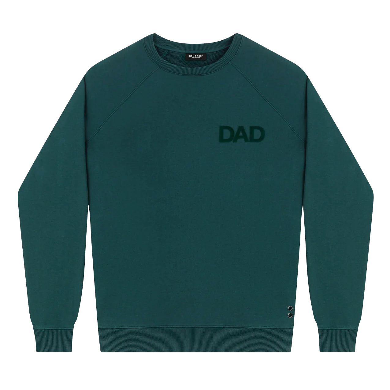 Sudadera "DAD" Verde. Ron Dorff