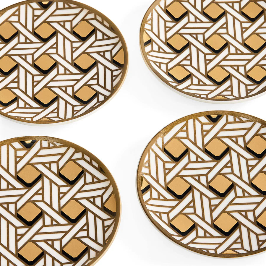 Posavasos Basketweave. Jonathan Adler