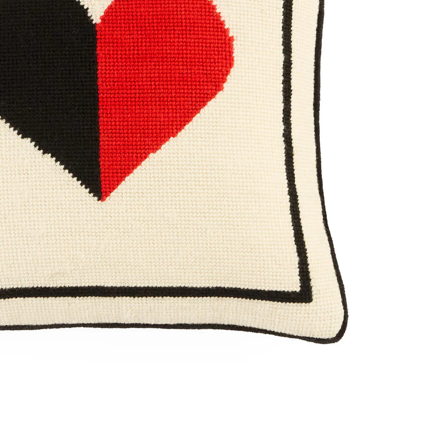 Cojín Petit Point Corazón. Jonathan Adler