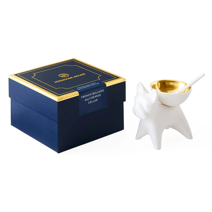 Salt | Pepper Cellar French Bulldog. Jonathan Adler