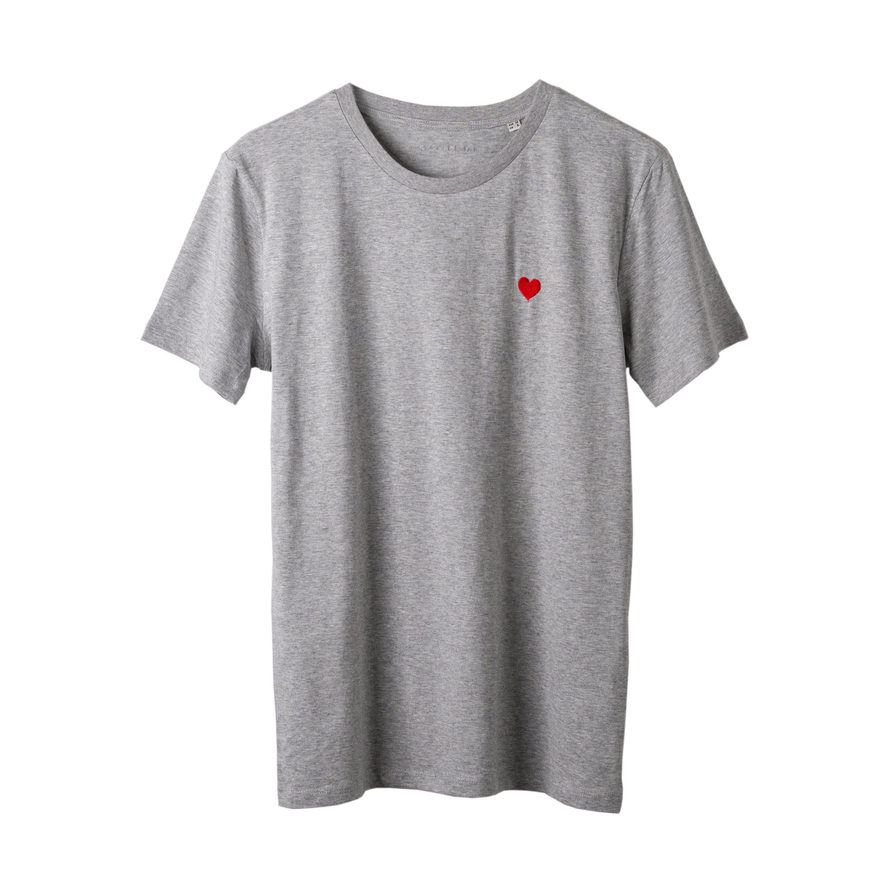 Camiseta Corazón Bordado. Pack 3