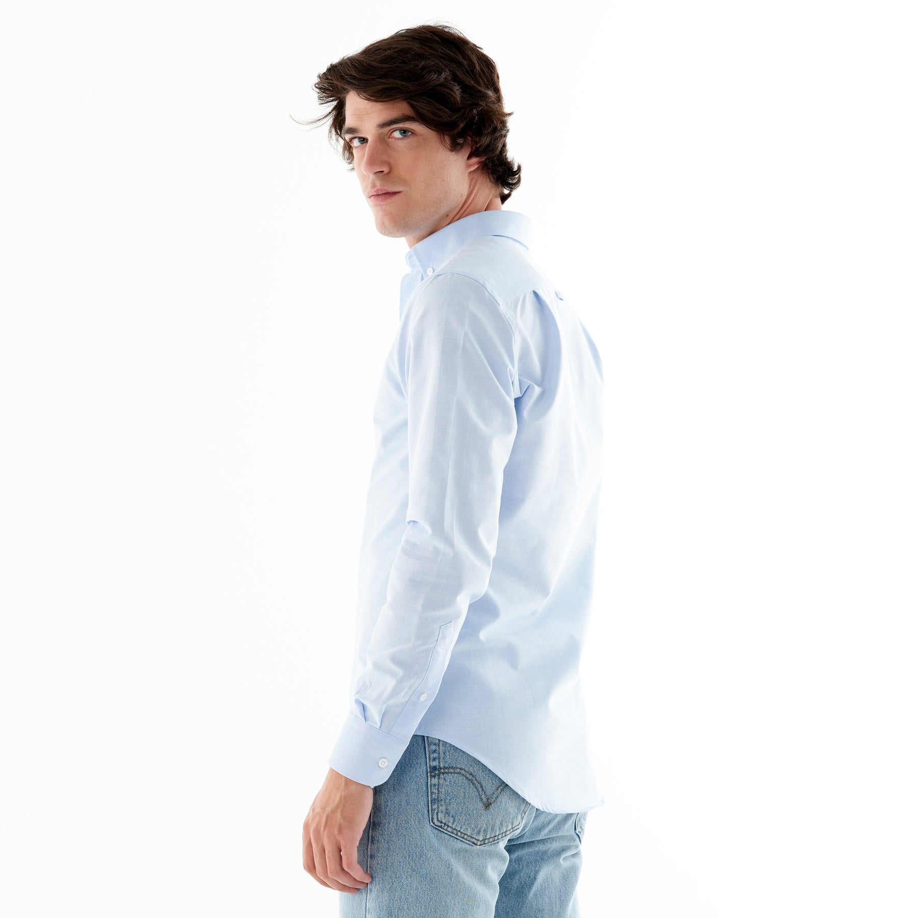 Personalized Blue Oxford Shirt