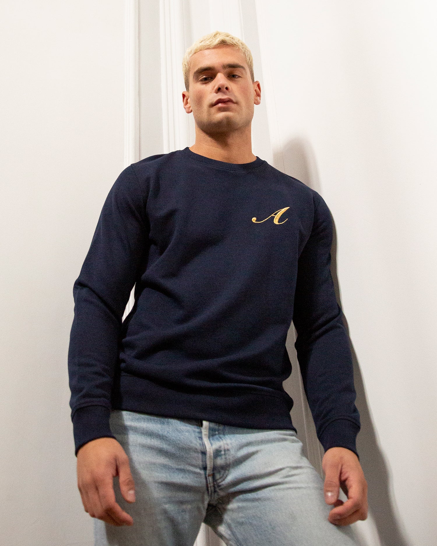 Sudadera Navy Personalizada con tus Iniciales