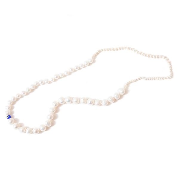 COLLAR B PEARL LUCKY EYE BLUE