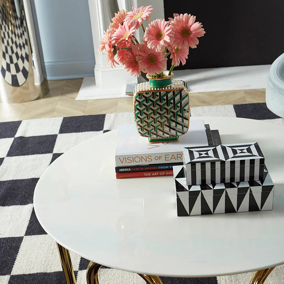 Caja Op Art Mediana. Jonathan Adler