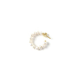 Pendiente B Hoop Multipearls Mini