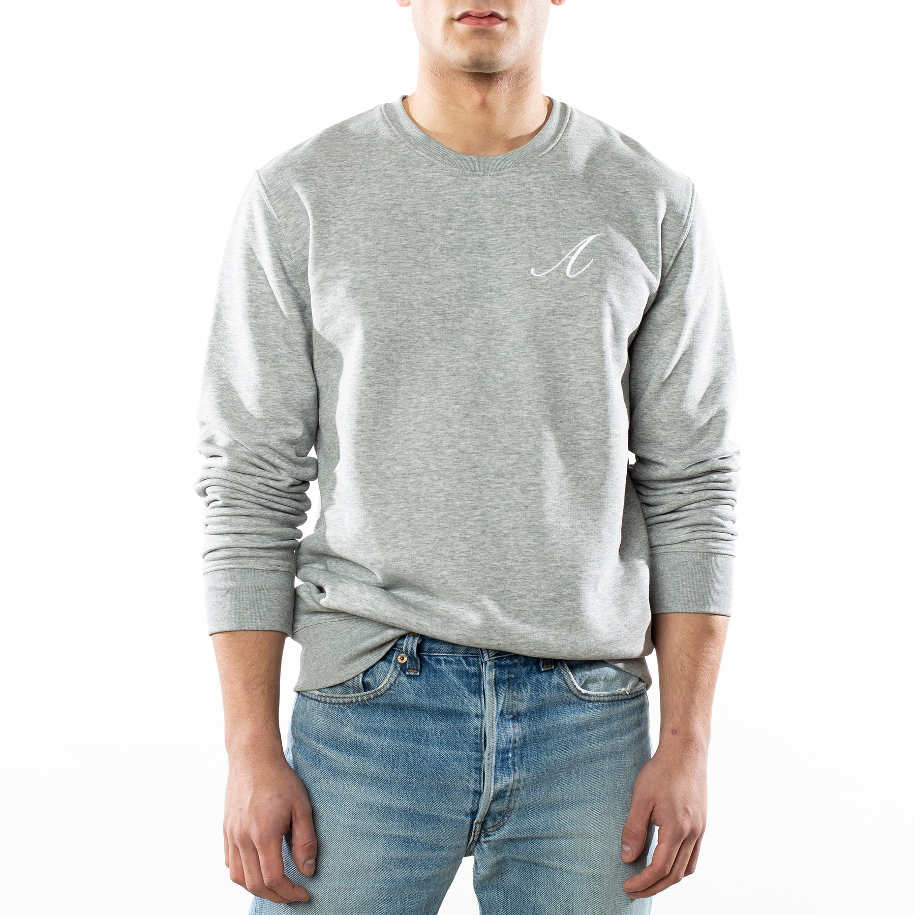 Sudadera Gris Personalizada con tus Iniciales