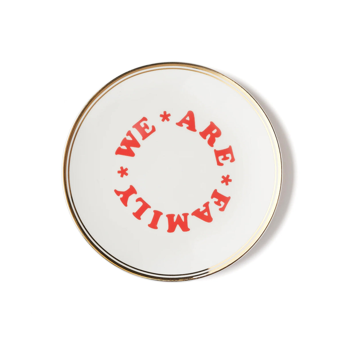 Plato de Porcelana "We are Family"