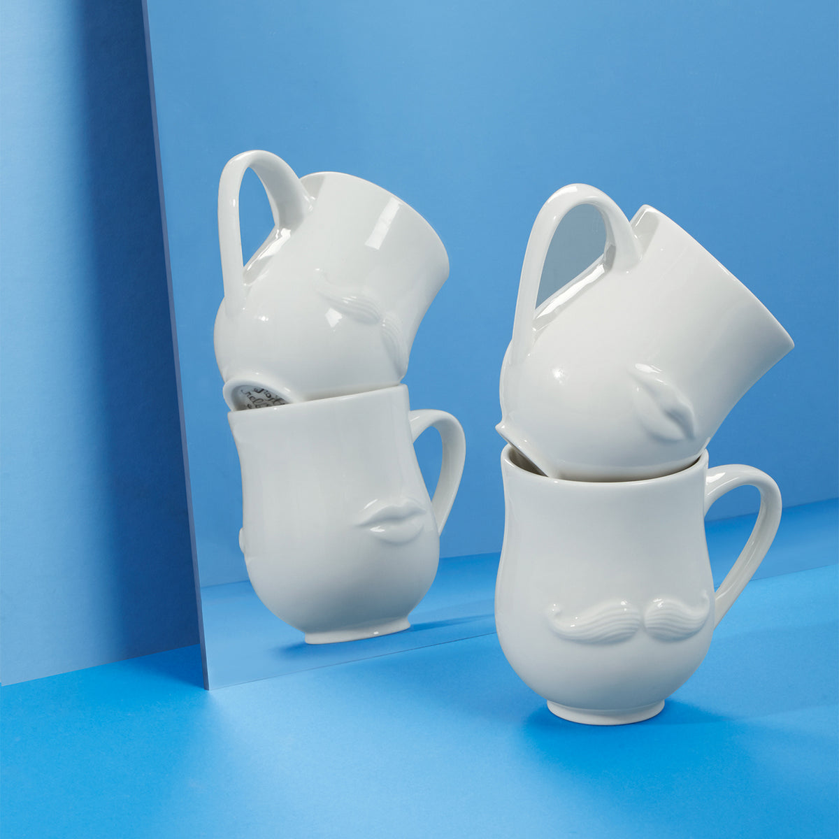Mr & Mrs Muse Reversible Mug. Jonathan Adler