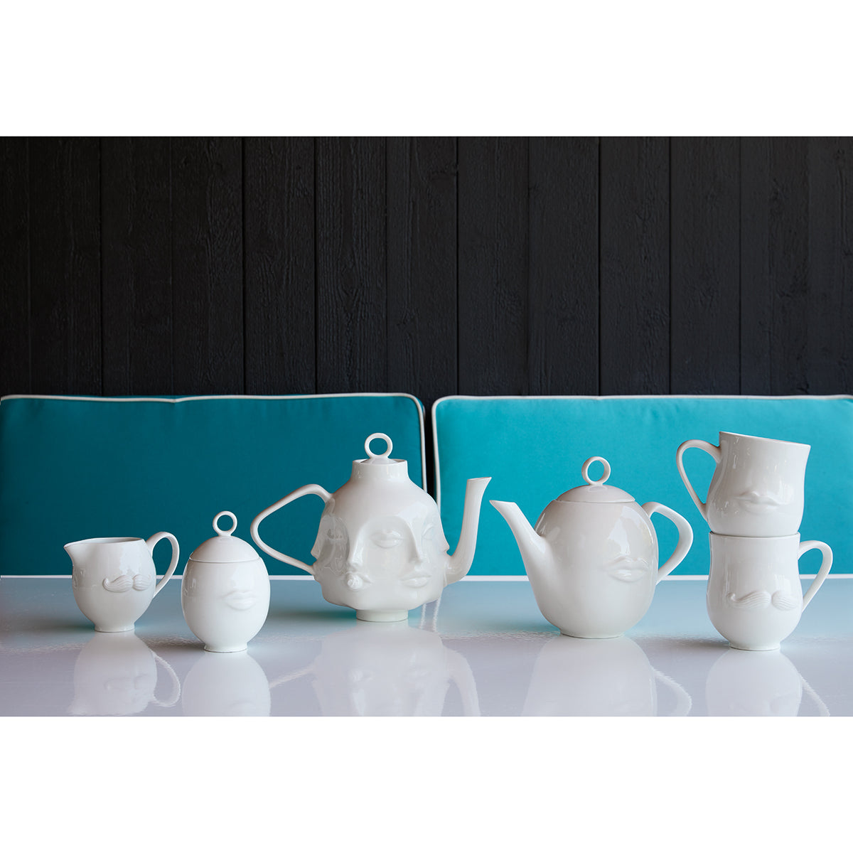 Mr & Mrs Muse Reversible Mug. Jonathan Adler