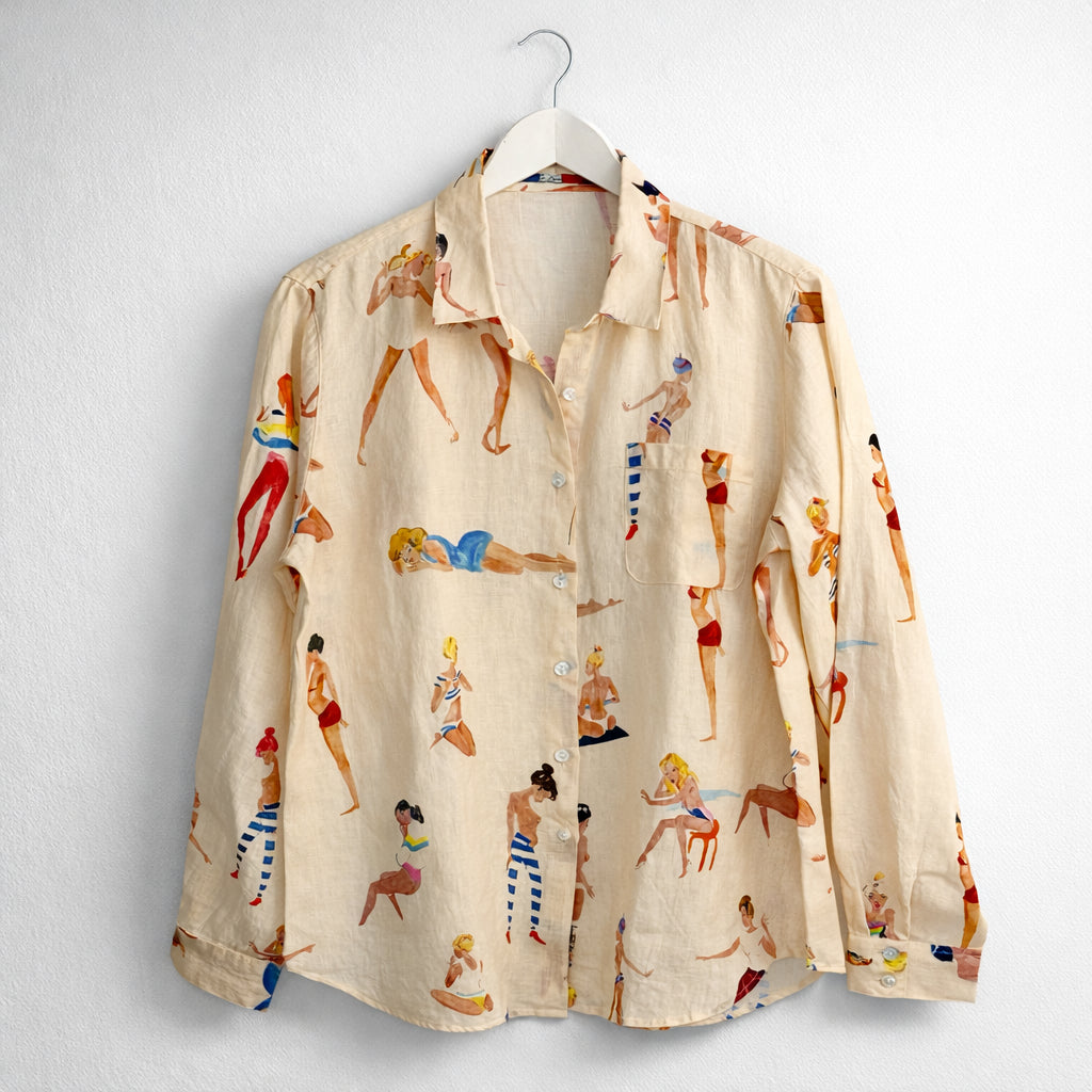 Camisa de lino Beautiful Girl. G.kero Paris