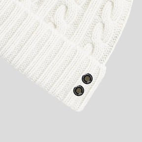 Gorro Lana y Cashmere Telemark Blanco. Ron Dorff