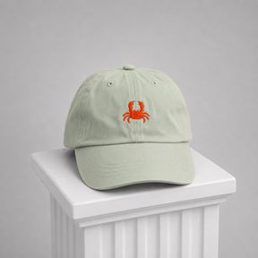 Gorra Verde. Cangrejo Bordado