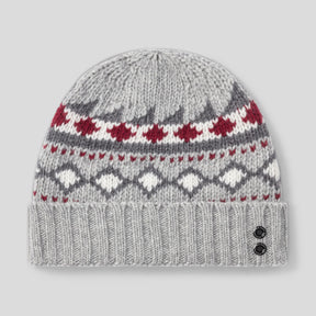 Gorro Lana y Cashmere Greca Gris. Ron Dorff