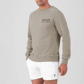 Dusty Beige Sweatshirt "DAD". Ron Dorff