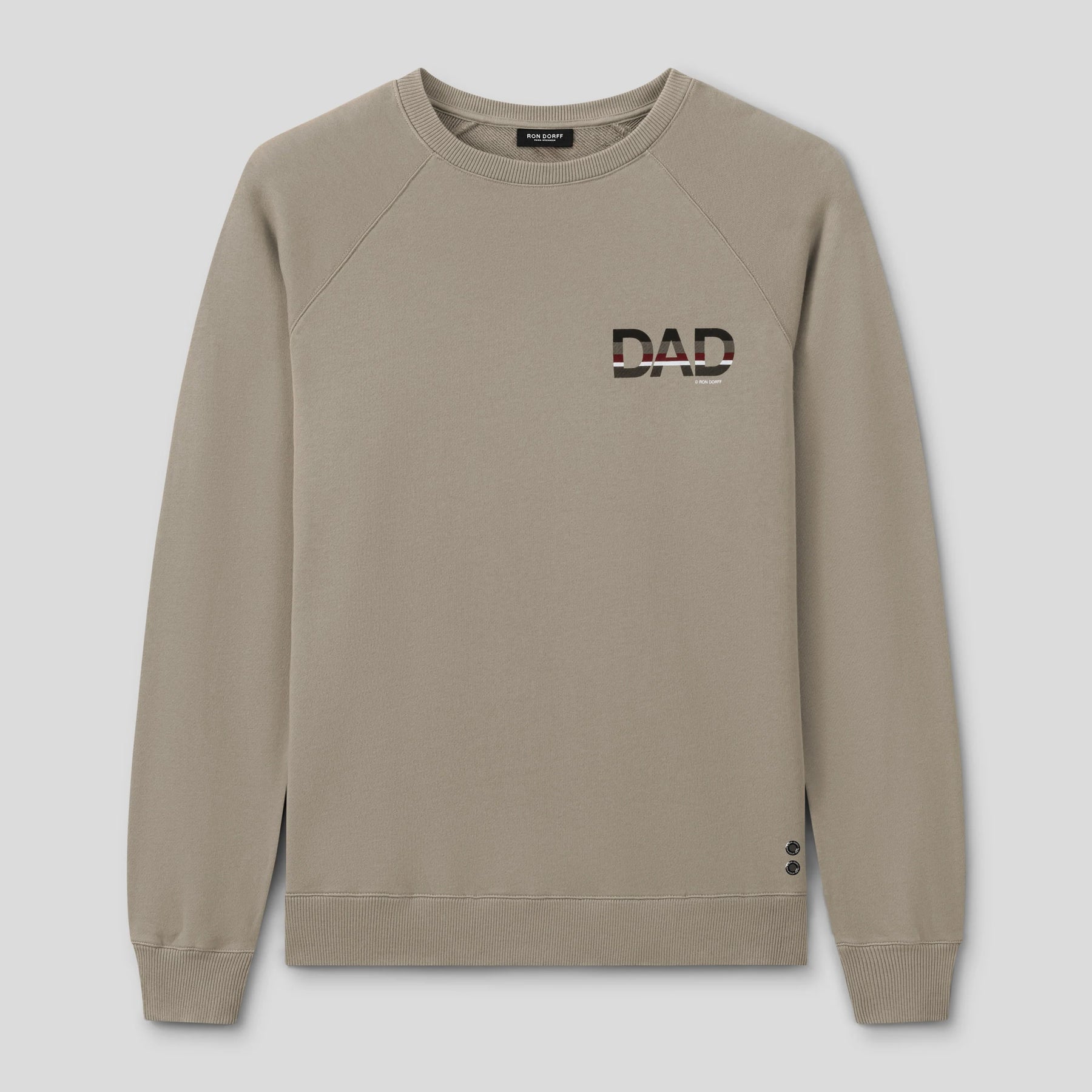 Sudadera "DAD" Dusty Beige. Ron Dorff