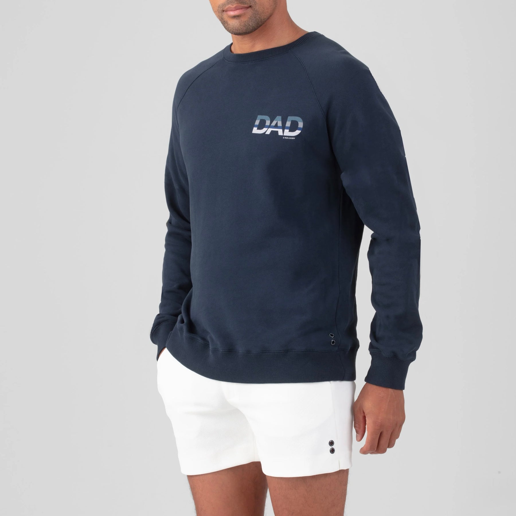 Navy Sweatshirt "DAD". Ron Dorff