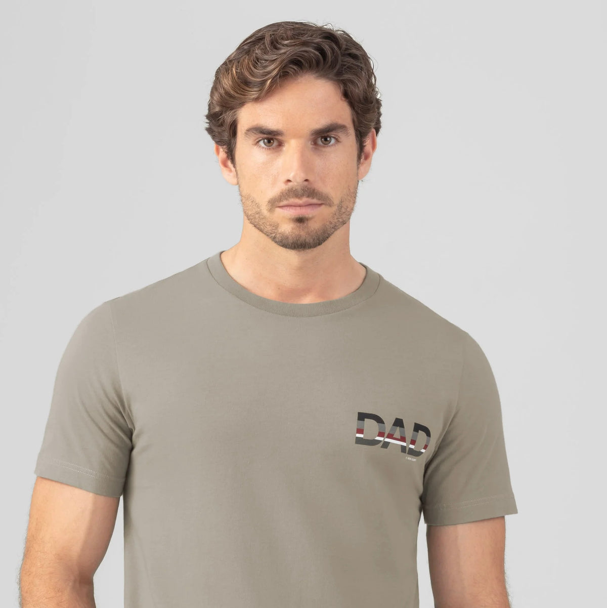 Dusty Beige T-Shirt DAD. Ron Dorff