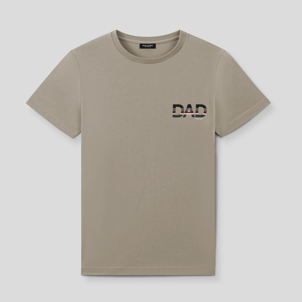 Dusty Beige T-Shirt DAD. Ron Dorff