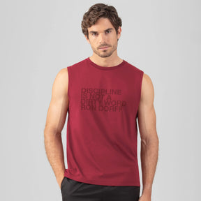 Sleeveless T-Shirt DISCIPLINE. Ron Dorff