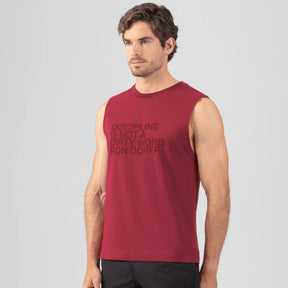 Sleeveless T-Shirt DISCIPLINE. Ron Dorff