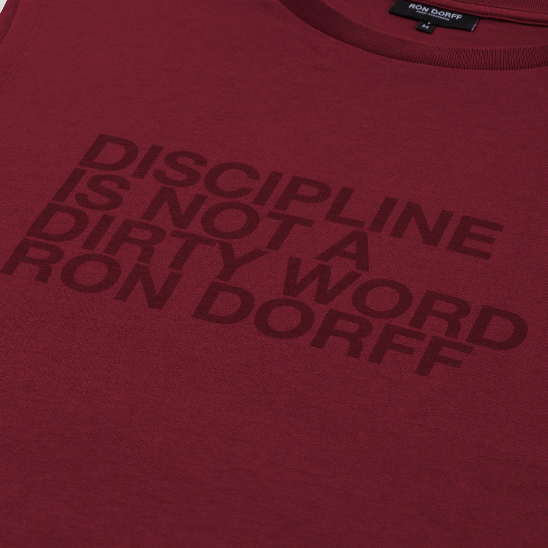 Camiseta sin mangas DISCIPLINE. Ron Dorff