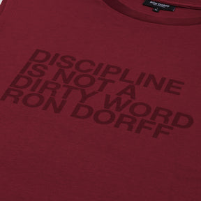 Camiseta sin mangas DISCIPLINE. Ron Dorff