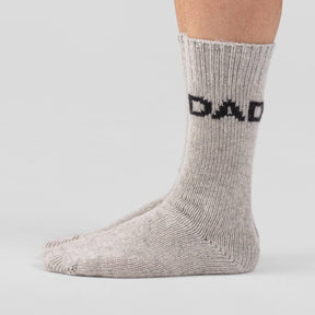 DAD Socks Grey. Ron Dorff