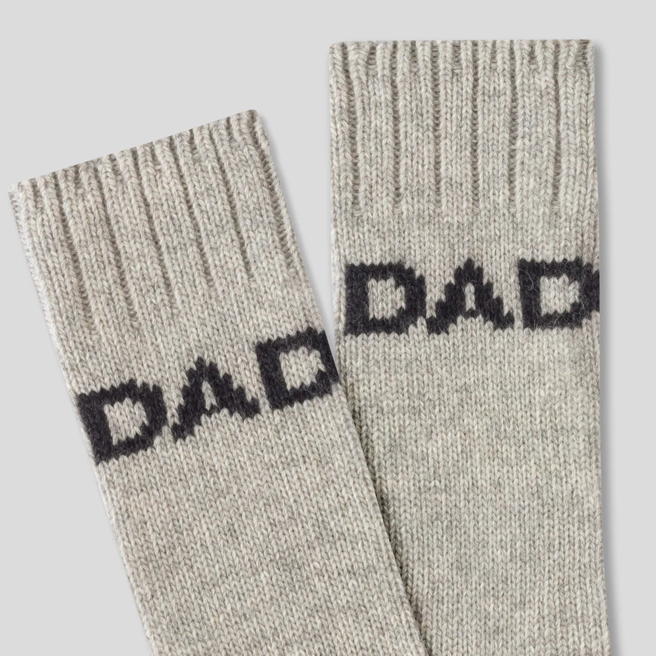 DAD Socks Grey. Ron Dorff