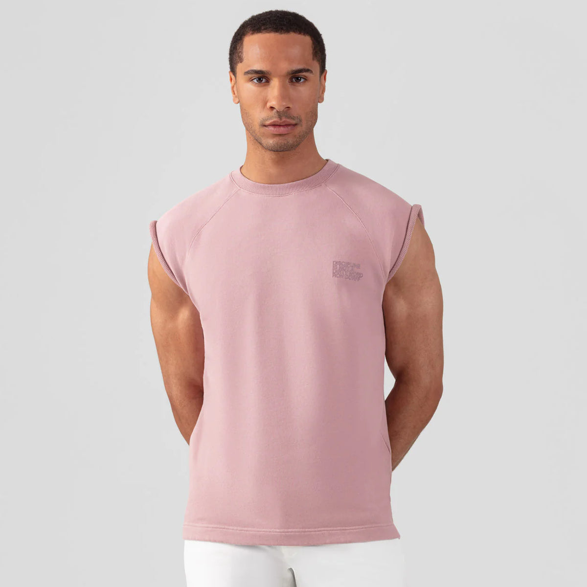 Sleeveless Sweatshirt "DISCIPLINE". Ron Dorff