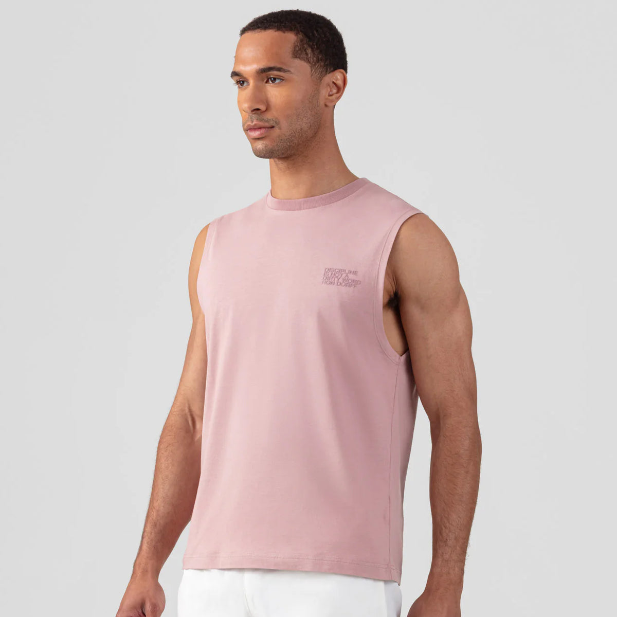 Sleeveless T-Shirt DISCIPLINE. Ron Dorff