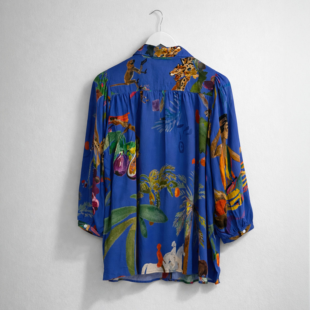 Blusa Femmes Luxe Bleu. G.kero Paris
