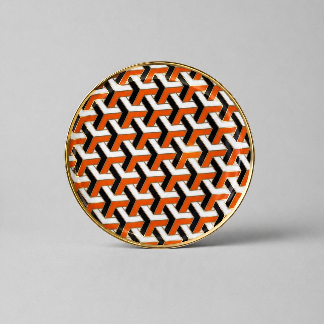 Plato Versailles Naranja. Jonathan Adler