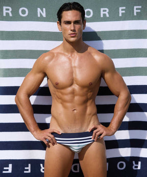Swim Briefs Stripes. Ron Dorff