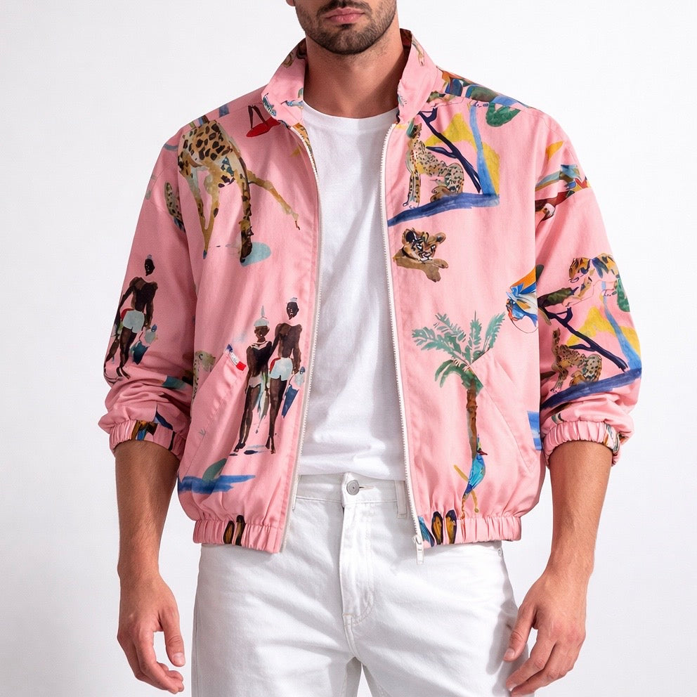 Cazadora Reversible Pink Party. G.Kero Paris