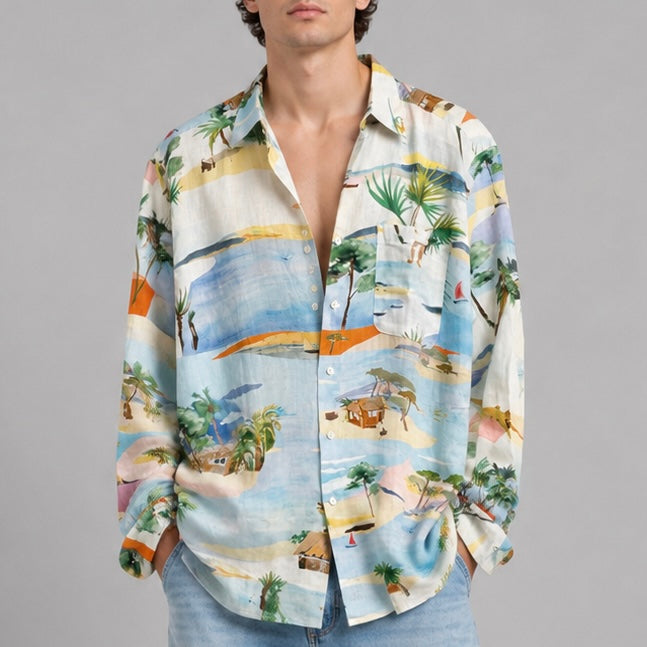 Camisa de lino La Pointe. G.kero Paris