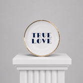 Plato de Porcelana "True Love". 17 cm